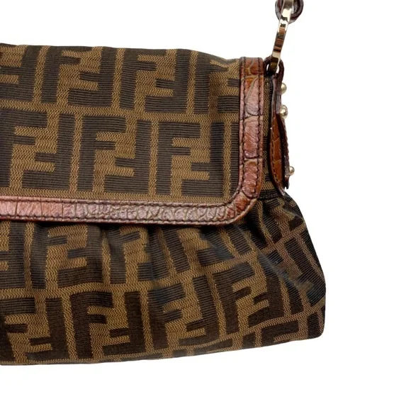 Fendi Zucca Small Chef Shoulder Bag - Picture 10 of 17